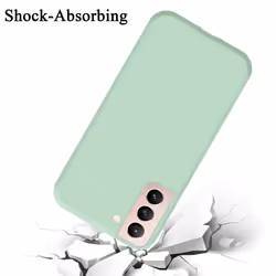 Cadorabo Case for Samsung Galaxy S21 5G Cover Protection TPU Silicone Gel - LIQUID LIGHT GREEN