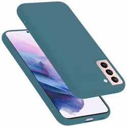 Cadorabo Case for Samsung Galaxy S21 ULTRA Cover Protection TPU Silicone Gel - LIQUID GREEN