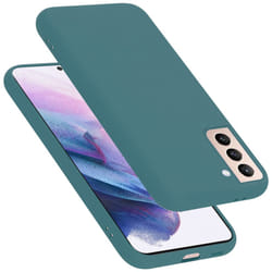 Cadorabo Case for Samsung Galaxy S21 ULTRA Cover Protection TPU Silicone Gel - LIQUID GREEN