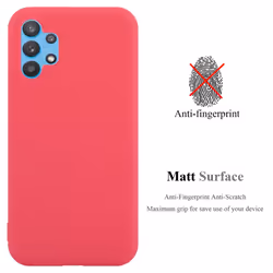 Cadorabo Case for Samsung Galaxy A32 4G Cover Protection TPU Silicone Gel Back case - CANDY RED