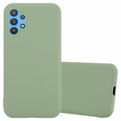Cadorabo Case for Samsung Galaxy A32 4G Cover Protection TPU Silicone Gel Back case - CANDY PASTEL GREEN