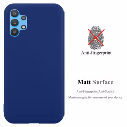 Cadorabo Case for Samsung Galaxy A32 4G Cover Protection TPU Silicone Gel Back case - CANDY DARK BLUE