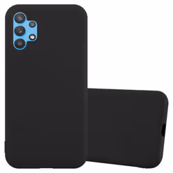 Cadorabo Case for Samsung Galaxy A32 4G Cover Protection TPU Silicone Gel Back case - CANDY BLACK