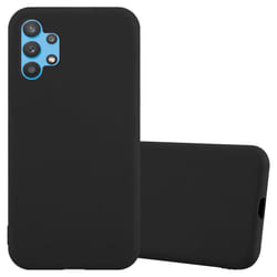 Cadorabo Case for Samsung Galaxy A32 4G Cover Protection TPU Silicone Gel Back case - CANDY BLACK