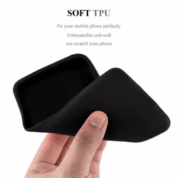 Cadorabo Case for Samsung Galaxy A32 4G Cover Protection TPU Silicone Gel Back case - CANDY BLACK