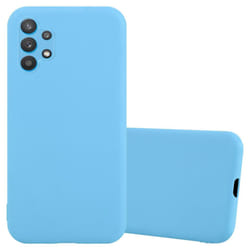 Cadorabo Case for Samsung Galaxy A32 4G Cover Protection TPU Silicone Gel Back case - CANDY BLUE