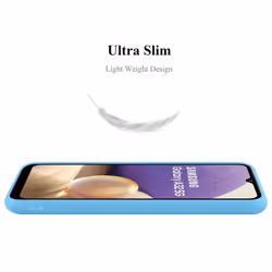 Cadorabo Case for Samsung Galaxy A32 4G Cover Protection TPU Silicone Gel Back case - CANDY BLUE