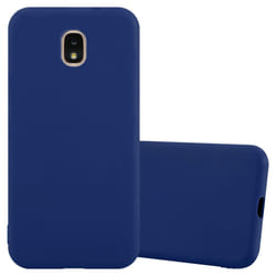 Cadorabo Case for Samsung Galaxy J3 2018 Cover Protection TPU Silicone Gel Back case - CANDY DARK BLUE