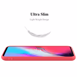 Cadorabo Case for Samsung Galaxy S10 5G Cover Protection TPU Silicone Gel Back case - CANDY RED