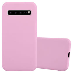 Cadorabo Case for Samsung Galaxy S10 5G Cover Protection TPU Silicone Gel Back case - CANDY PINK