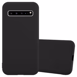 Cadorabo Case for Samsung Galaxy S10 5G Cover Protection TPU Silicone Gel Back case - CANDY BLACK