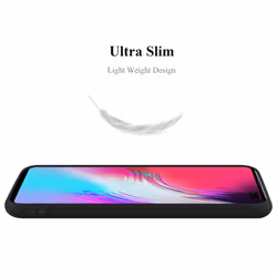 Cadorabo Case for Samsung Galaxy S10 5G Cover Protection TPU Silicone Gel Back case - CANDY BLACK