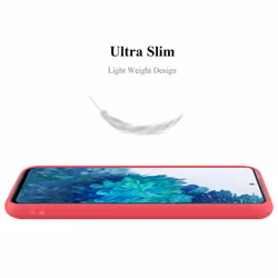 Cadorabo Case for Samsung Galaxy S20 FE Cover Protection TPU Silicone Gel Back case - CANDY RED