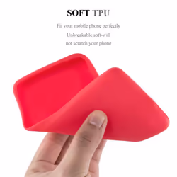 Cadorabo Case for Samsung Galaxy S20 FE Cover Protection TPU Silicone Gel Back case - CANDY RED