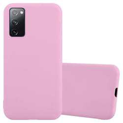 Cadorabo Case for Samsung Galaxy S20 FE Cover Protection TPU Silicone Gel Back case - CANDY PINK