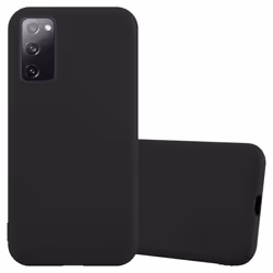 Cadorabo Case for Samsung Galaxy S20 FE Cover Protection TPU Silicone Gel Back case Candy Design - CANDY BLACK