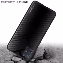 Cadorabo Case for Samsung Galaxy A51 4G / M40s Cover Protection back case TPU Silicone - OPAL BLACK