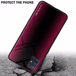 Cadorabo Case for Samsung Galaxy A51 4G / M40s Cover Protection back case TPU Silicone - CRIMSON PINK