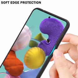 Cadorabo Case for Samsung Galaxy A51 4G / M40s Cover Protection back case TPU Silicone - CRIMSON PINK