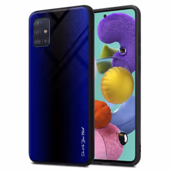 Cadorabo Case for Samsung Galaxy A51 4G / M40s Cover Protection back case TPU Silicone - COBALT PURPLE