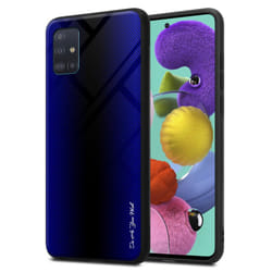 Cadorabo Case for Samsung Galaxy A51 4G / M40s Cover Protection back case TPU Silicone - COBALT PURPLE