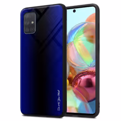 Cadorabo Case for Samsung Galaxy A71 4G Cover Protection back case TPU Silicone - COBALT PURPLE
