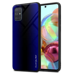 Cadorabo Case for Samsung Galaxy A71 4G Cover Protection back case TPU Silicone - COBALT PURPLE