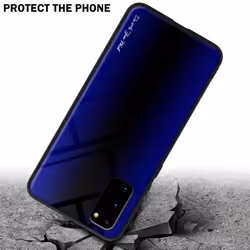 Cadorabo Case for Samsung Galaxy S20 Cover Protection back case TPU Silicone - COBALT PURPLE