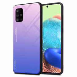 Cadorabo Case for Samsung Galaxy A71 5G Cover Protection TPU Silicone Gel  Back case - PINK - BLUE