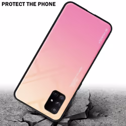 Cadorabo Case for Samsung Galaxy A71 5G Cover Protection TPU Silicone Gel  Back case - YELLOW - PINK