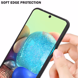 Cadorabo Case for Samsung Galaxy A71 5G Cover Protection TPU Silicone Gel  Back case - YELLOW - PINK