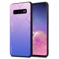 Cadorabo Case for Samsung Galaxy S10 4G Cover Protection TPU Silicone Gel  Back case - PINK - BLUE