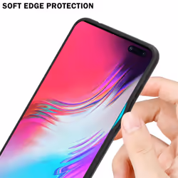 Cadorabo Case for Samsung Galaxy S10 5G Cover Protection TPU Silicone Gel  Back case - PINK - BLUE