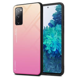Cadorabo Case for Samsung Galaxy S20 FE Cover Protection TPU Silicone Gel  Back case - YELLOW - PINK