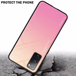 Cadorabo Case for Samsung Galaxy S20 FE Cover Protection TPU Silicone Gel  Back case - YELLOW - PINK
