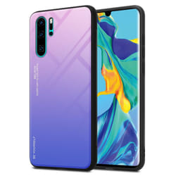 Cadorabo Case for Huawei P30 PRO Cover Protection TPU Silicone Gel  Back case - PINK - BLUE
