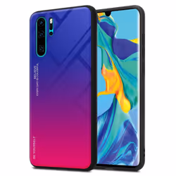 Cadorabo Case for Huawei P30 PRO Cover Protection TPU Silicone Gel  Back case - PURPLE - RED