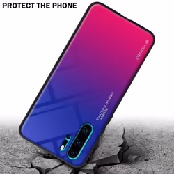 Cadorabo Case for Huawei P30 PRO Cover Protection TPU Silicone Gel  Back case - PURPLE - RED