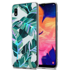 Cadorabo Flower Case for Samsung Galaxy A10 / M10 Cover Protection TPU - BANANA LEAVES