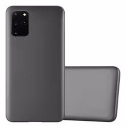 Cadorabo Case for Samsung Galaxy S20 PLUS Cover Matt Metallic Protection TPU Silicone Gel Back case - METALLIC GREY