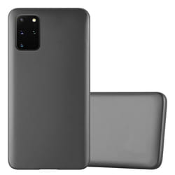 Cadorabo Case for Samsung Galaxy S20 PLUS Cover Matt Metallic Protection TPU Silicone Gel Back case - METALLIC GREY