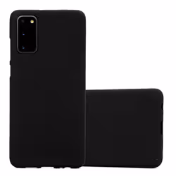 Cadorabo Case for Samsung Galaxy S20 Cover Matt Protection TPU Silicone Gel Back case - FROST BLACK