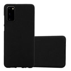 Cadorabo Case for Samsung Galaxy S20 Cover Matt Protection TPU Silicone Gel Back case - FROST BLACK