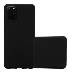 Cadorabo Case for Samsung Galaxy S20 PLUS Cover Matt Protection TPU Silicone Gel Back case - FROST BLACK
