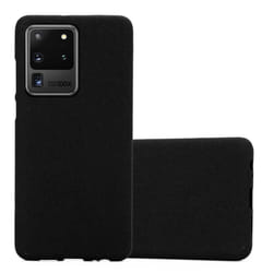 Cadorabo Case for Samsung Galaxy S20 ULTRA Cover Matt Protection TPU Silicone Gel Back case - FROST BLACK