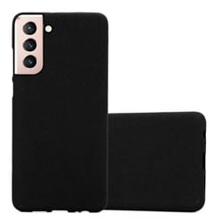 Cadorabo Case for Samsung Galaxy S21 5G Cover Matt Protection TPU Silicone Gel Back case - FROST BLACK