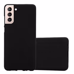 Cadorabo Case for Samsung Galaxy S21 PLUS Cover Matt Protection TPU Silicone Gel Back case - FROST BLACK