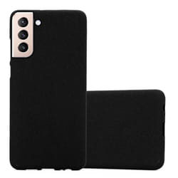 Cadorabo Case for Samsung Galaxy S21 PLUS Cover Matt Protection TPU Silicone Gel Back case - FROST BLACK