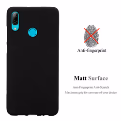 Cadorabo Case for Honor 10 LITE / Huawei P SMART 2019 Cover Matt Protection TPU Silicone Gel Back case - FROST BLACK