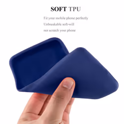 Cadorabo Case for Honor 10 LITE / Huawei P SMART 2019 Cover Matt Protection TPU Silicone Gel Back case - FROST DARK BLUE
